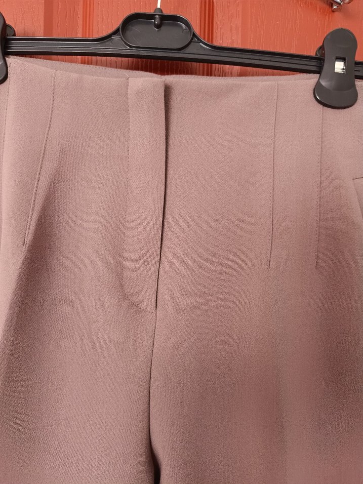 Vizon Filetolu Kadın Kumaş Pantolon - Görsel 2