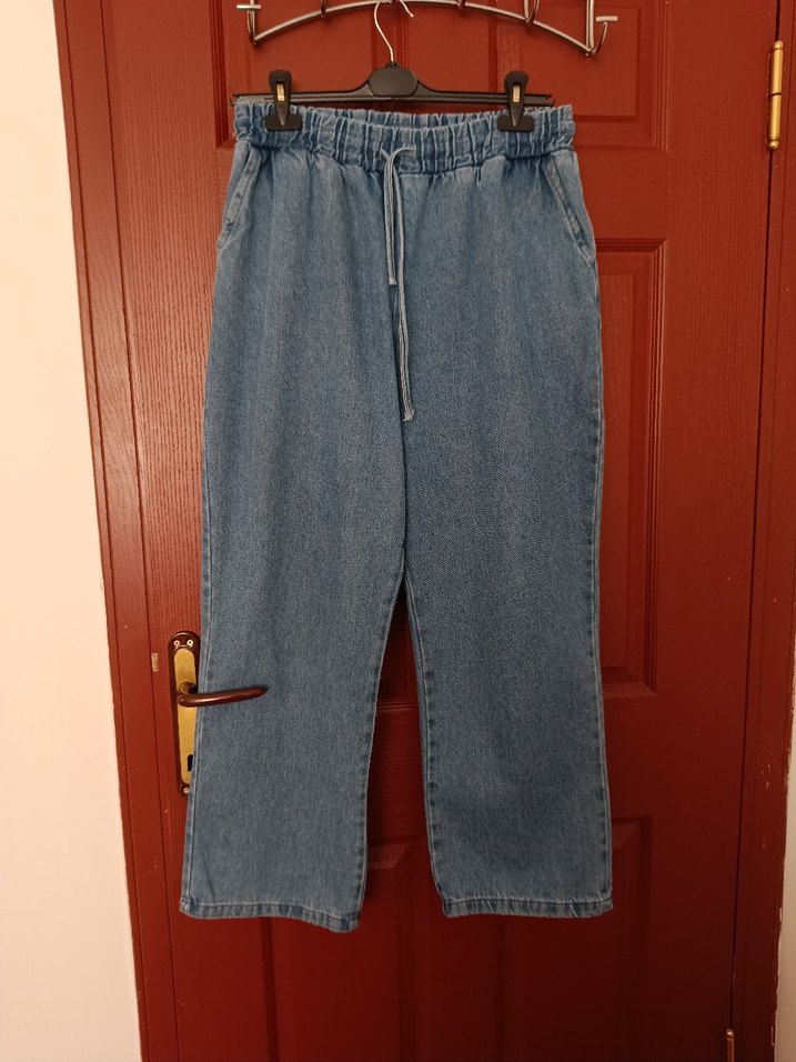 Bağlamalı Ceket Pantolon Jean Takım - Görsel 4