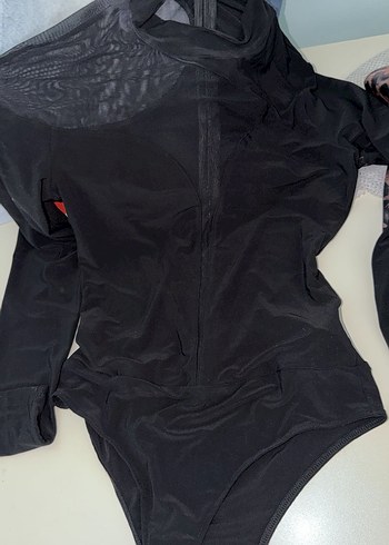 Siyah Transparan DetayBluz - Görsel 2