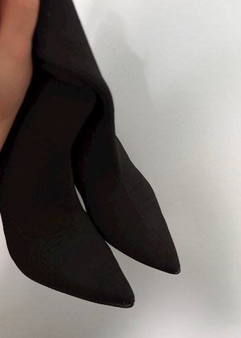 Siyah İnce Topuklu corap Bot - Görsel 3