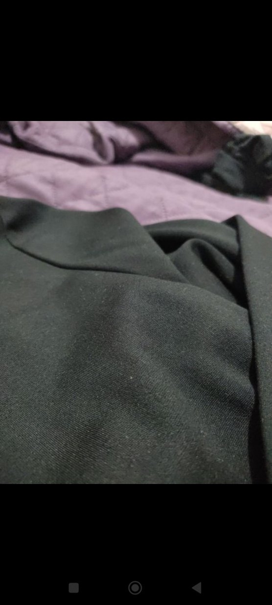 Desenli siyah kadın abaya - Görsel 3