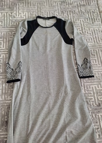 cepli Uzun Kollu mevsimlik elbise - Görsel 8