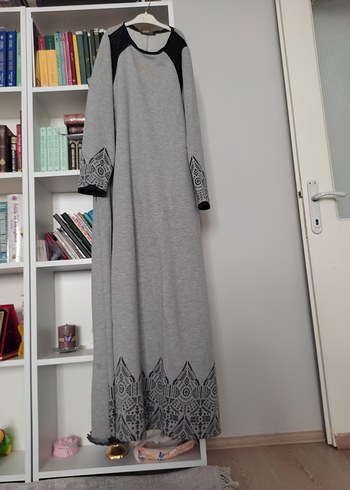 cepli Uzun Kollu mevsimlik elbise - Görsel 3