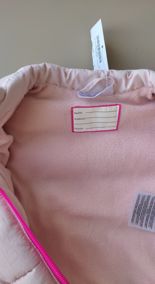 Kız Çocuk Pembe Fermuarlı Yelek - Görsel 3