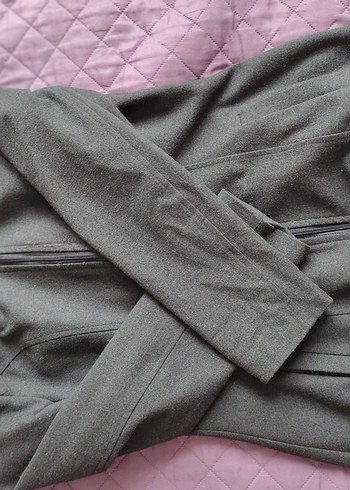 siyah uzun şapkalı kadın tesettür kaban - Görsel 6