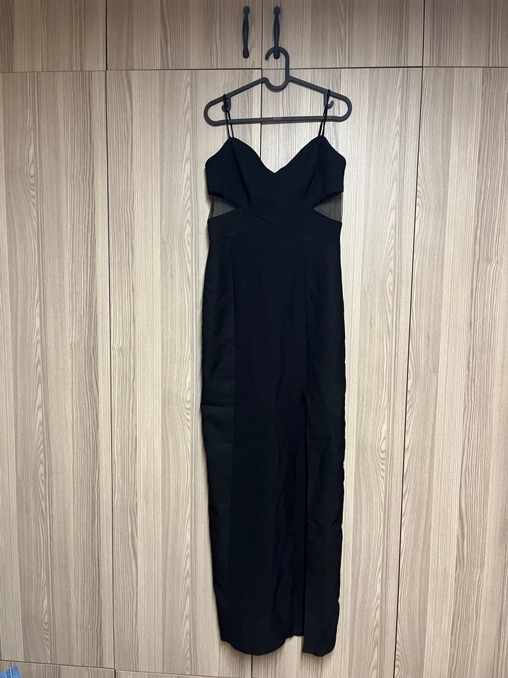 Siyah Uzun Abiye Elbise - Görsel 2