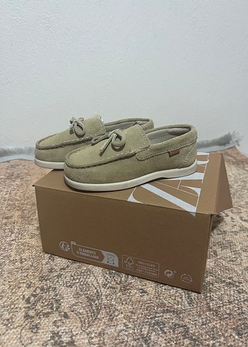 Bej Süet Erkek Çocuk Loafer Ayakkabı - Görsel 2