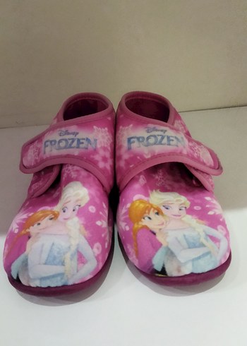 Kız Çocuk Pembe Bağcıklı Sıcak Terlik - Görsel 2