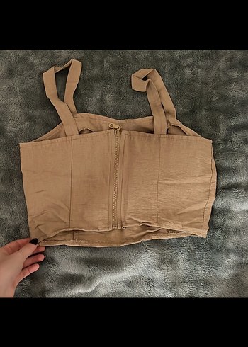 Bej Keten Askılı Kadın Midi Yelek
Milla - Görsel 4