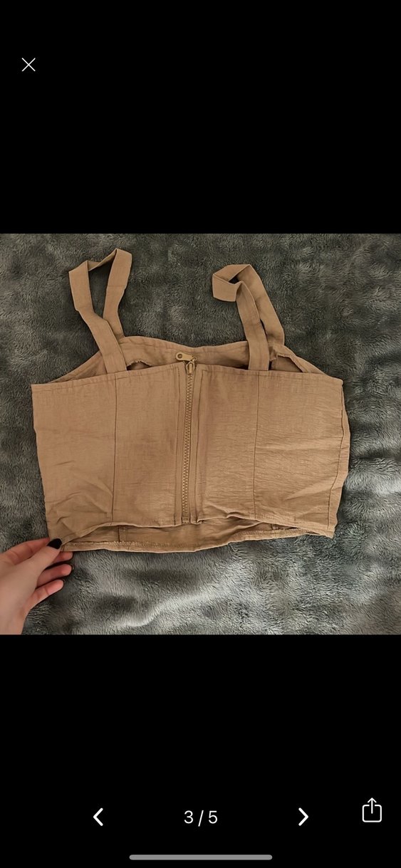 Bej Keten Askılı Kadın Midi Yelek
Milla - Görsel 4