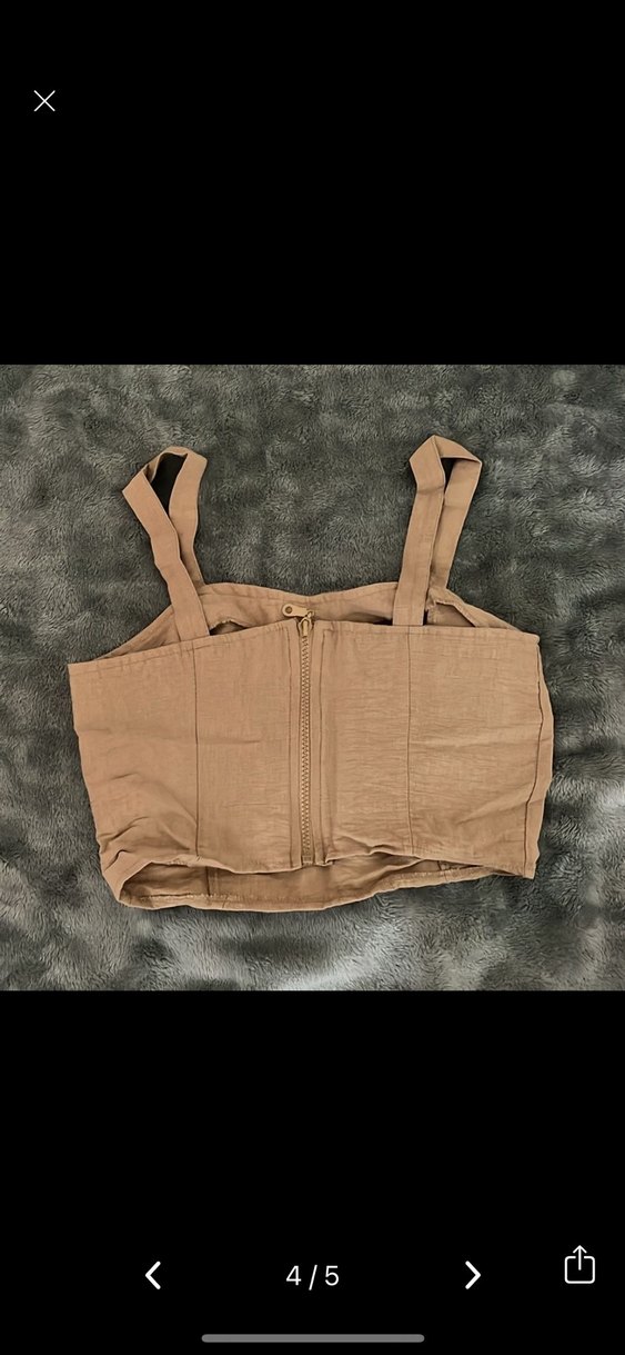 Bej Keten Askılı Kadın Midi Yelek
Milla - Görsel 5