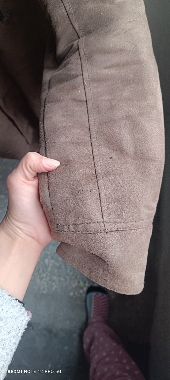 Bej Erkek Süet Düğmeli Ceket - Görsel 4