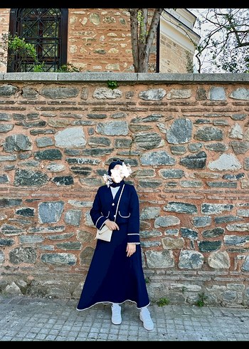 Lacivert etek ceket takım - Görsel 2