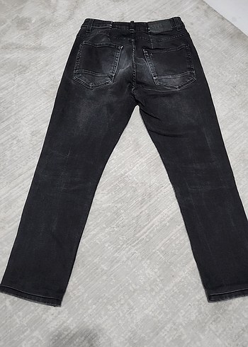 Gri Erkek Regular Fit Denim Pantolon - Görsel 2
