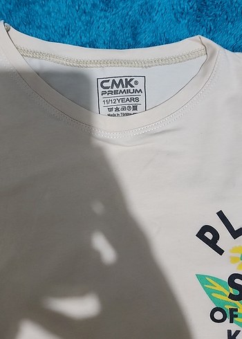 Beyaz Kız Çocuk Baskılı Tişört - Görsel 2