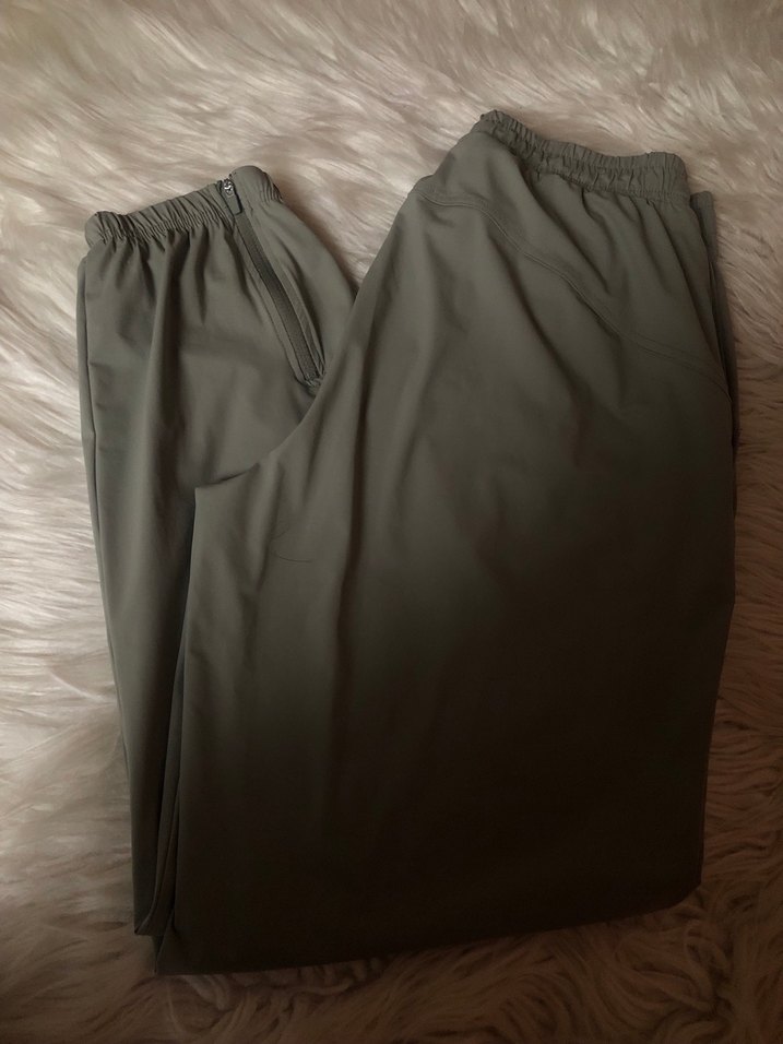 Kadın Bej Midi Bol Kesim Kemerli Pantolon - Görsel 3