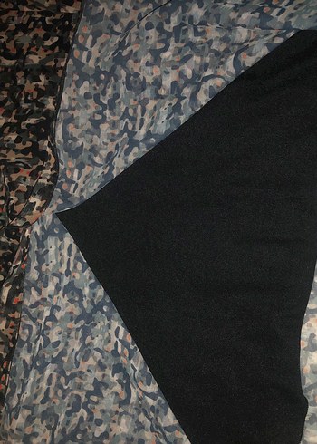 Bağlama Desenli Pilili Mini Etek - Görsel 3