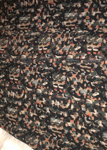 Bağlama Desenli Pilili Mini Etek - Görsel 2