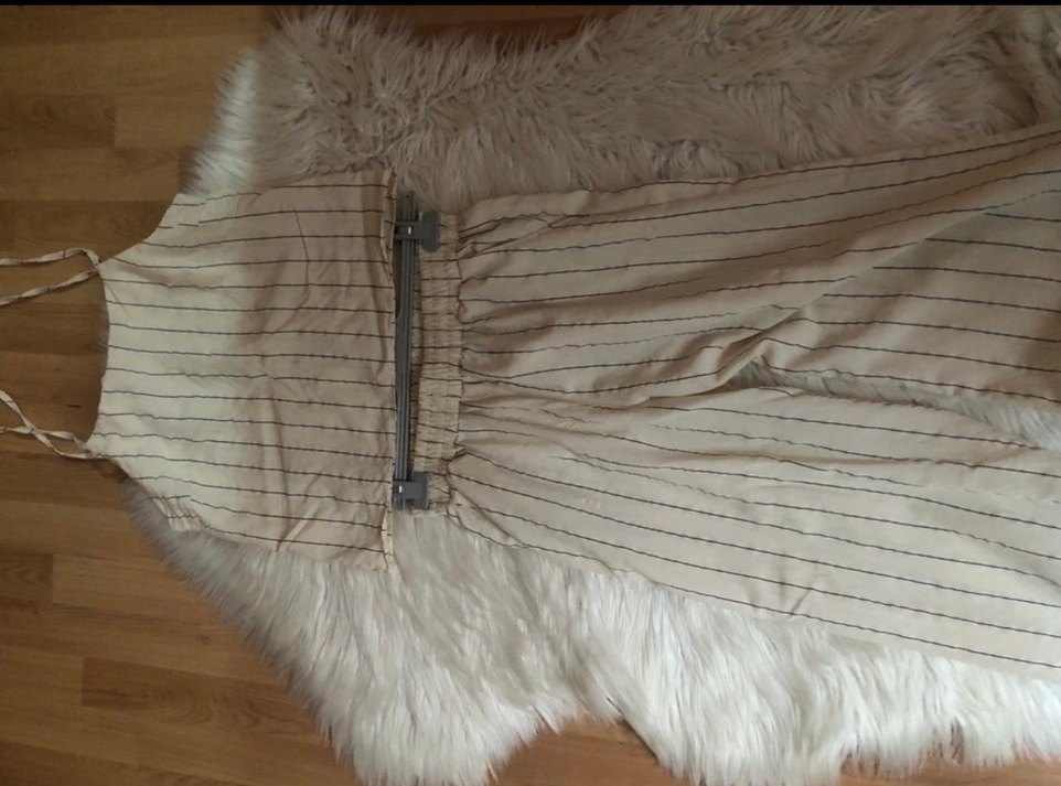 Bej Çizgili Takım - Görsel 4