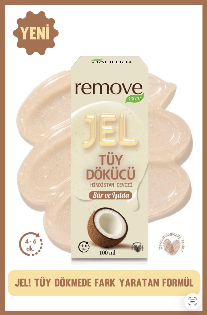 Remove Men Spor Tüy Dökücü Jel 100 ml - Görsel 3