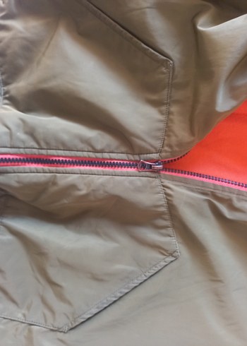 erek cocuk Haki Spor Fermuarlı mont - Görsel 6