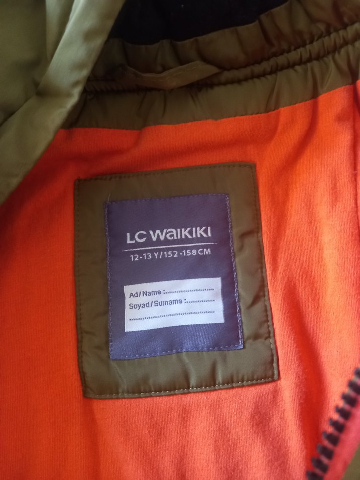 erek cocuk Haki Spor Fermuarlı mont - Görsel 5