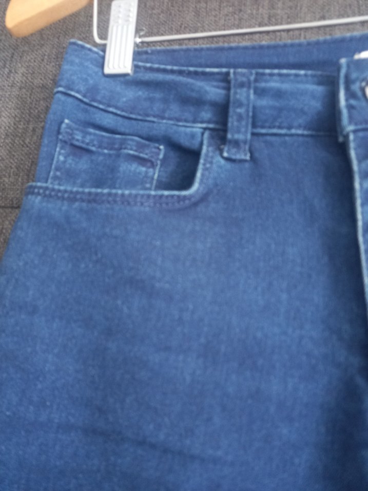 Kadın Mavi Denim Normal Boy Jean - Görsel 4