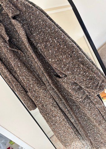 Kahverengi Desenli Uzun Kaban - Görsel 3