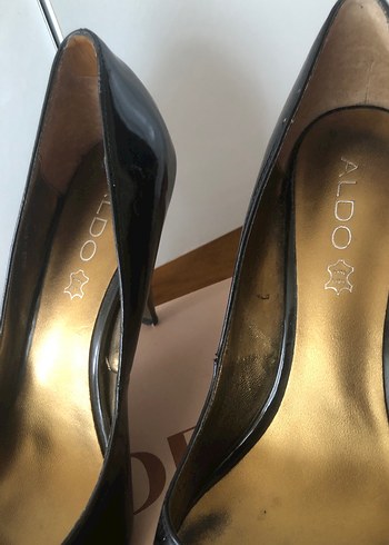 Kadın Siyah Platform Topuklu Rugan Stiletto - Görsel 3