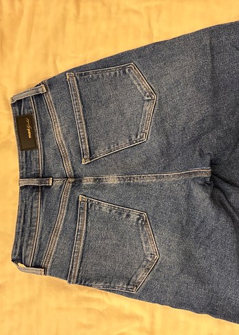 Tokalı Mavi Kadın Denim Pantolon - Görsel 6