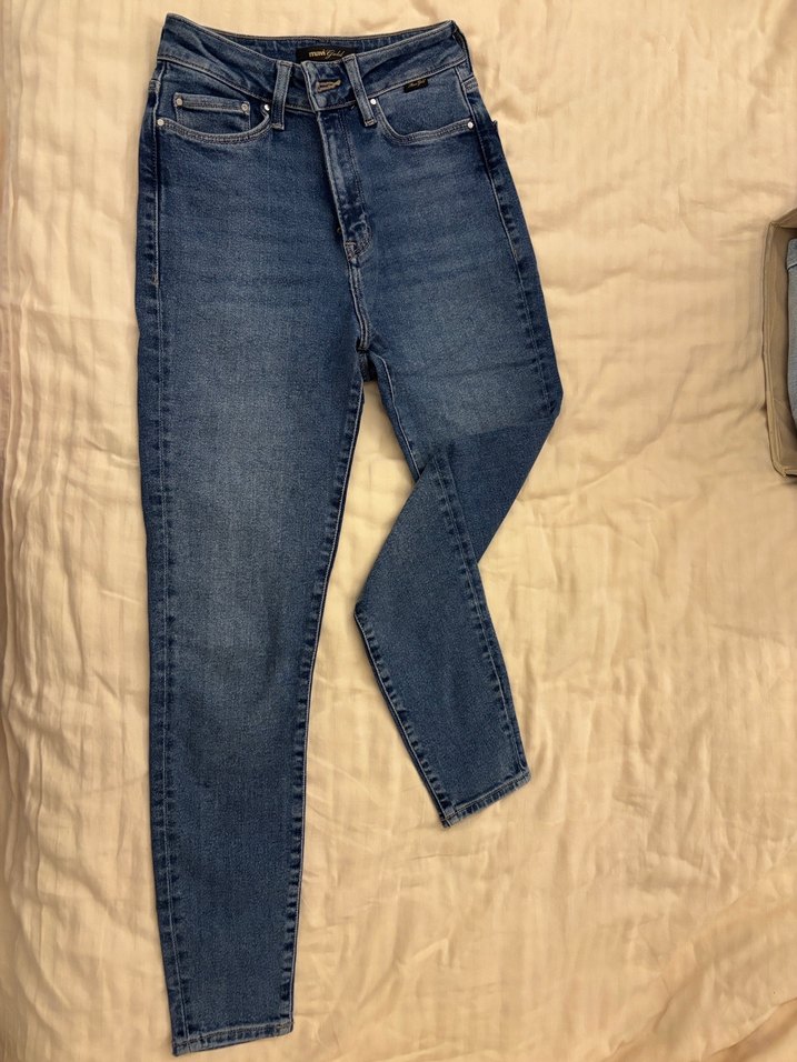 Tokalı Mavi Kadın Denim Pantolon - Görsel 2