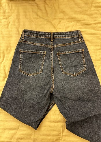 Kadın Mavi Midi Boy Denim Jean - Görsel 4