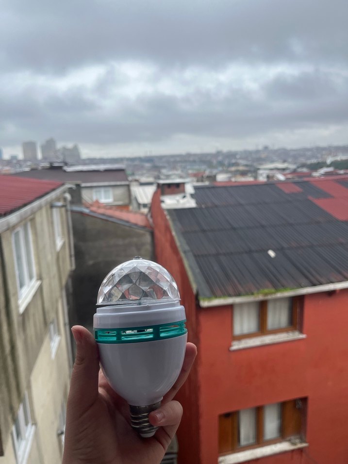 Mavi LED Tavan Lambası - Görsel 3