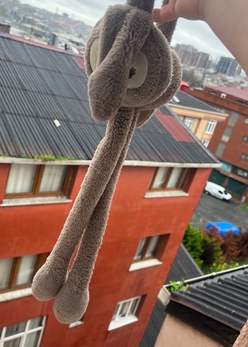 Uzun Kollu Kahverengi Peluş Oyuncak - Görsel 6