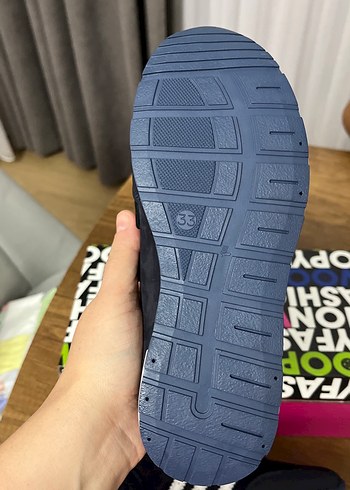 Koyu Mavi Erkek Çocuk Cırt Cırtlı Spor Ayakkabı - Görsel 7