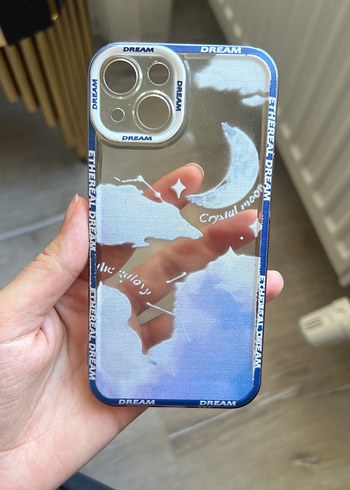 Mavi Şeffaf Telefon Kılıfı - Görsel 2