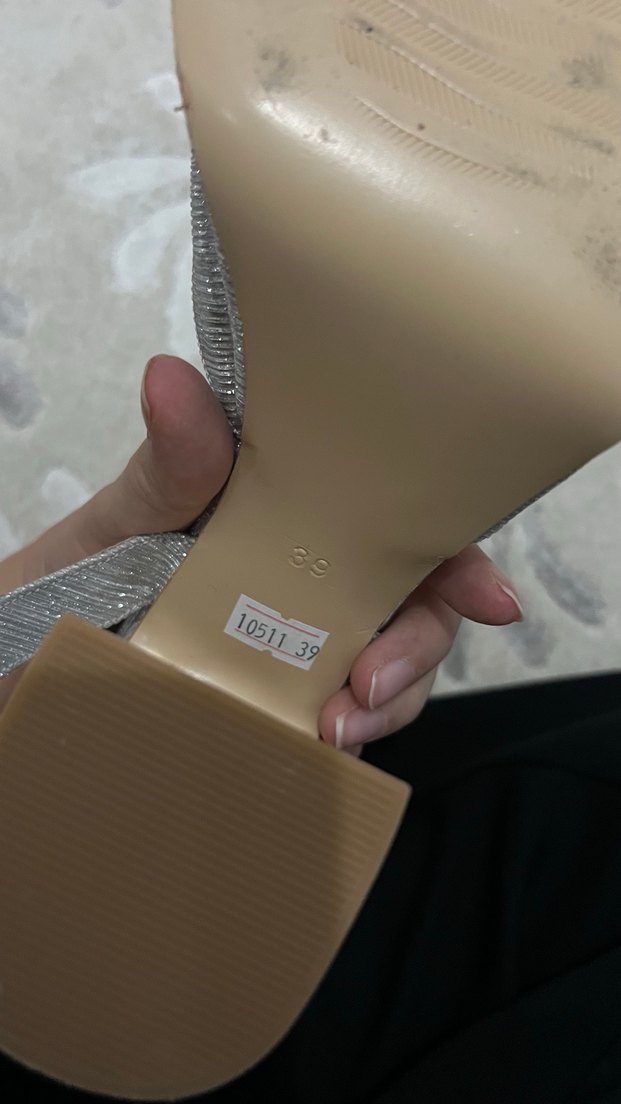 Gri Platform Topuklu Kadın Abiye Ayakkabı - Görsel 5