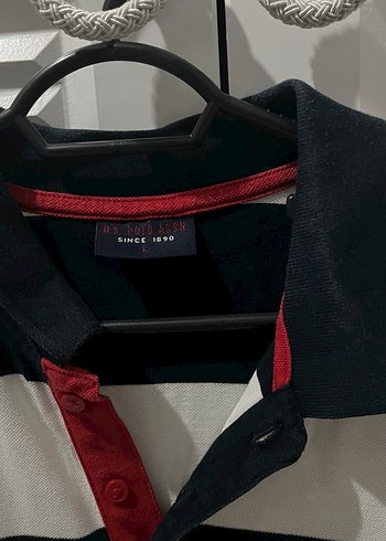 Erkek Siyah-Beyaz Çizgili Polo Tişört - Görsel 3