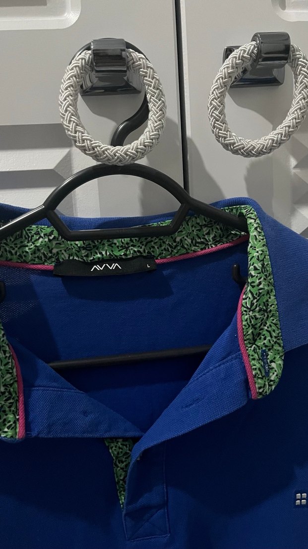 Lacivert Erkek Polo Yaka Tişört - Görsel 2