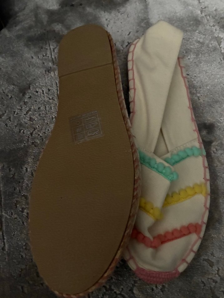 Renkli Nakışlı Kadın Hasır Dolgu Topuk Espadril - Görsel 3