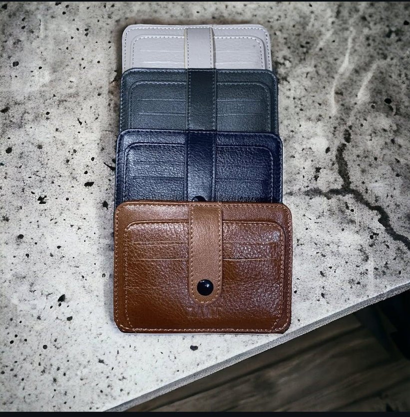 Siyah Deri Kadın Cüzdanı Tokalı - Görsel 2