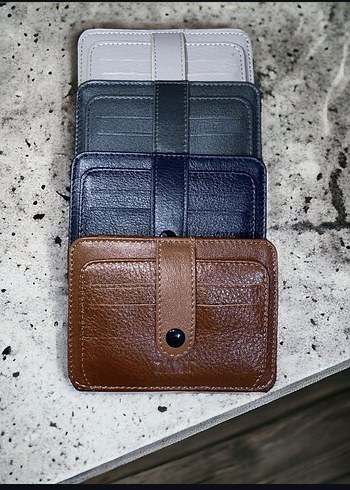 Kahverengi Deri Kadın Cüzdanı - Görsel 2