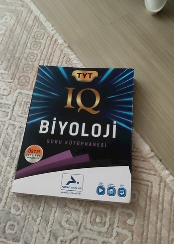 TYT IQ Biyoloji Soru Kütüphanesi Kitabı 2025 yayın