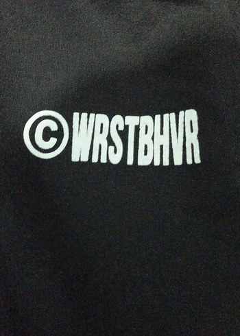 Siyah Kapüşonlu erkek Denim Sweatshirt - Görsel 2