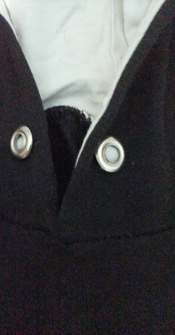 Siyah Kapüşonlu erkek Sweatshirt - Görsel 4