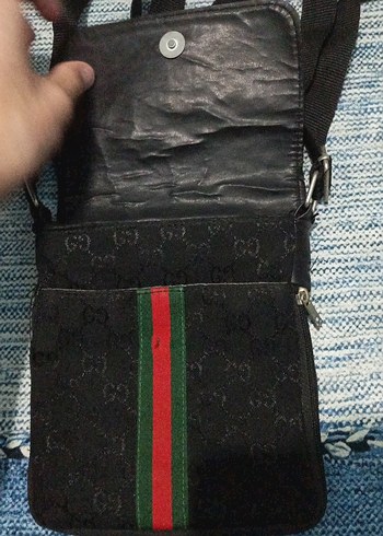 siyah gucci bag - Görsel 2