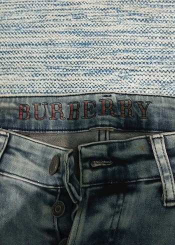 gri burberry pantolon - Görsel 2