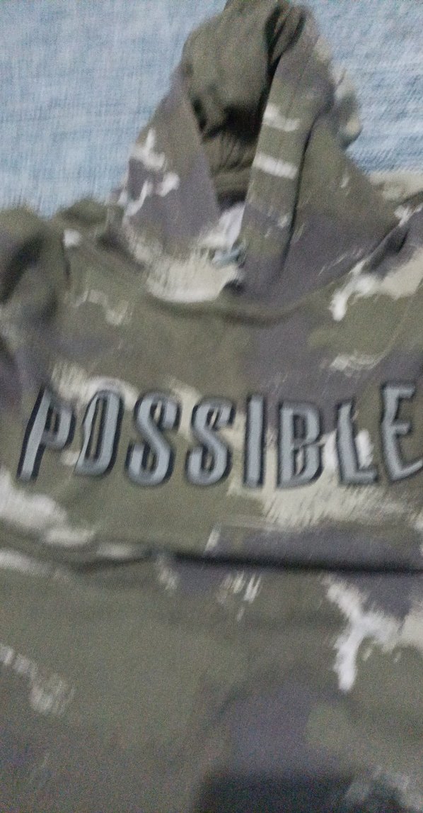 Erkek Kamuflaj Kapüşonlu Sweatshirt - Görsel 2