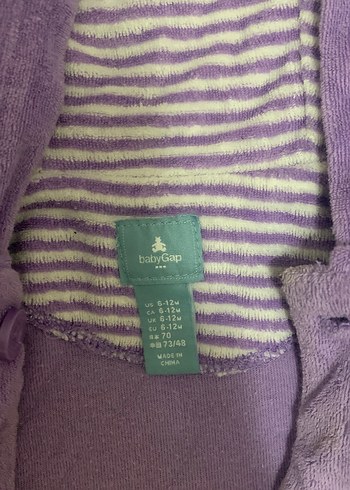 Kız Çocuk Mor Kapüşonlu - Görsel 2