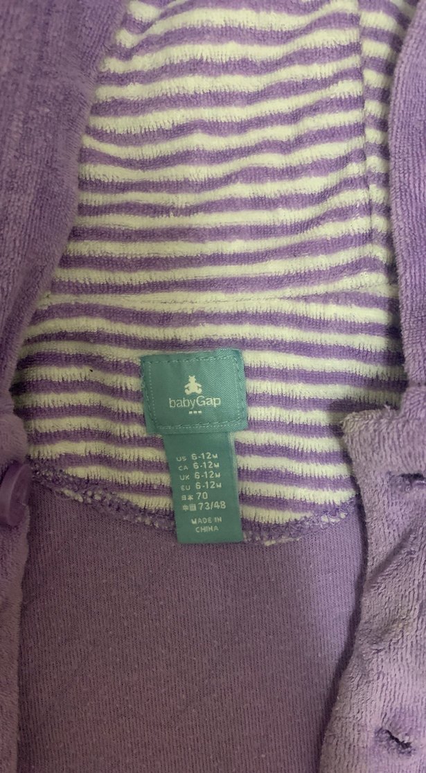 Kız Çocuk Mor Kapüşonlu - Görsel 2